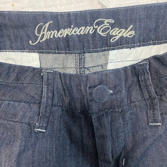 American Eagle Dark Blue Denim Shorts Size 6 - Picture 5 of 5